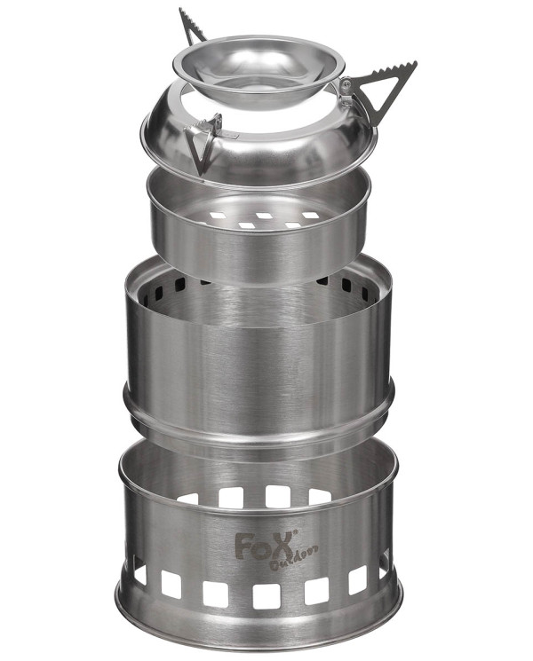 Outdoor Stove, "Forest", Stainless Steel