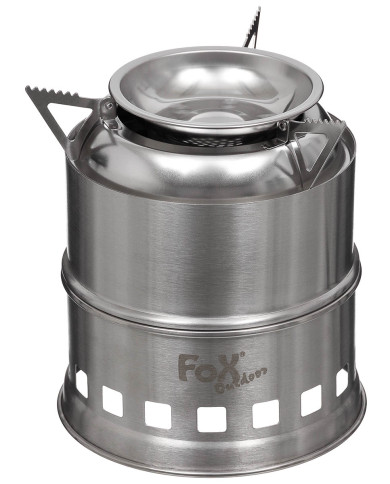 Outdoor Stove, "Forest", Stainless Steel