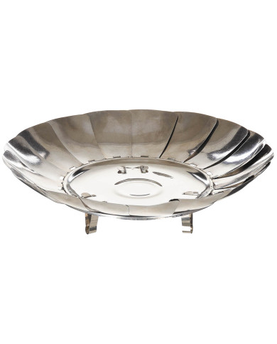 Fire Bowl, foldable, Stainless Steel, ca. 27 x 8 cm