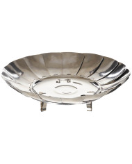 Fire Bowl, foldable, Stainless Steel, ca. 27 x 8 cm