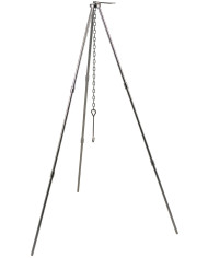 Tripod, "Trekking", Aluminium, with chain and hook