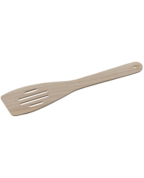 Spatula, slotted,  Beechwood, ca. 28 cm