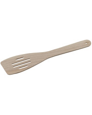 Spatula, slotted,  Beechwood, ca. 28 cm