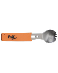 Multifunctional Spork, Stainless Steel, orange handle