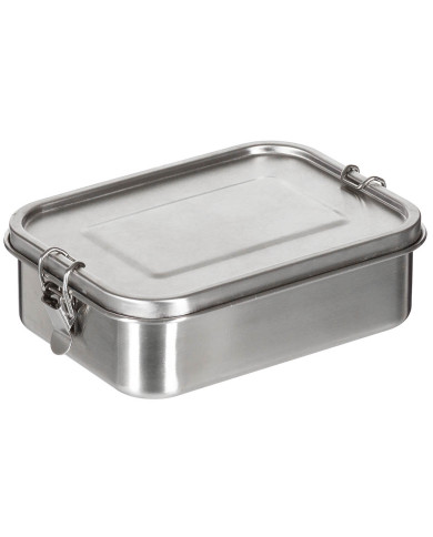 Lunchbox, "Premium",  Stainl. Steel, ca. 19 x 14.5 x 6.5 cm