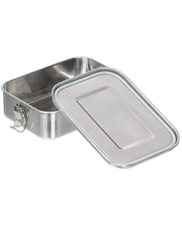 Lunchbox, "Premium",  Stainl. Steel, ca. 19 x 14.5 x 6.5 cm
