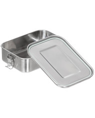 Lunchbox, "Premium",  Stainl. Steel, ca. 19 x 14.5 x 6.5 cm