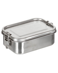Lunchbox, "Premium",  Stainl. Steel, ca. 16 x 11.5 x 6 cm