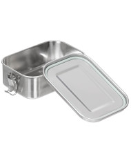 Lunchbox, "Premium",  Stainl. Steel, ca. 16 x 11.5 x 6 cm