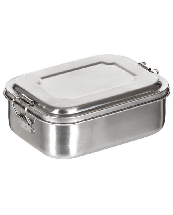 Lunchbox, Stainless Steel,  ca. 16 x 13 x 6.2 cm