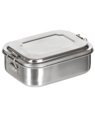 Lunchbox, Stainless Steel,  ca. 16 x 13 x 6.2 cm