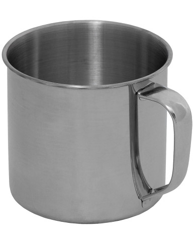 Cup, Stainless Steel, single-walled, ca. 500 ml