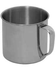 Cup, Stainless Steel, single-walled, ca. 500 ml
