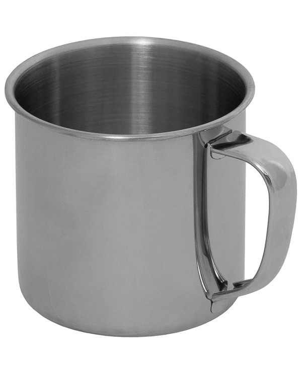 Cup, Stainless Steel, single-walled, ca. 250 ml