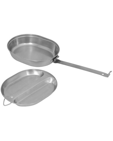 US Mess Kit, Stainless Steel, 2-part