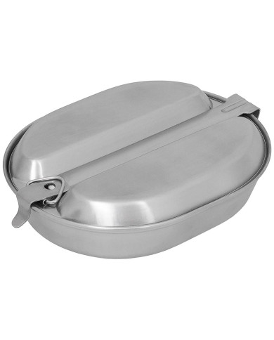 US Mess Kit, Stainless Steel, 2-part