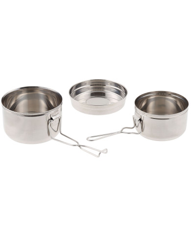 CZ Mess Kit, Stainless Steel, 3-part