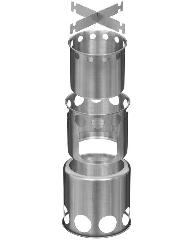 Cook Set, "Travel", Stainless Steel