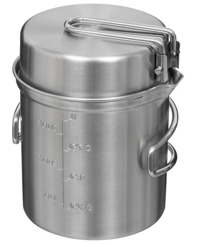 Cook Set, "Travel", Stainless Steel