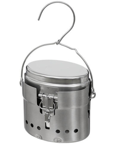 SE Mess Kit, M40, Stainless Steel,  3-part