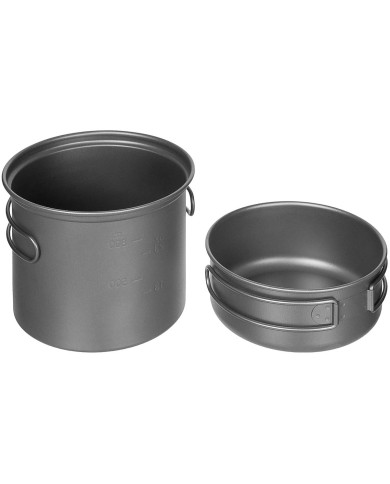 Mess Kit, Titanium, pot, pan