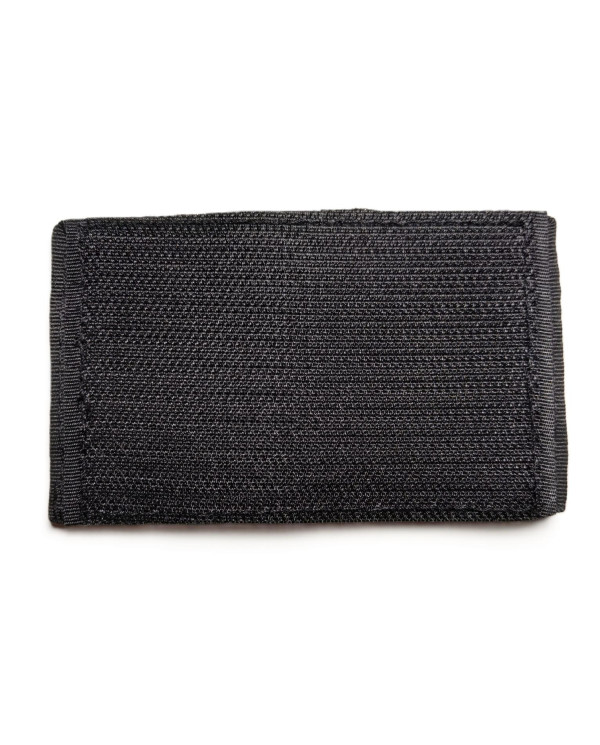 Melns pildspalvu organizators ar VELCRO, kas satur vairākas kabatas un ir piestiprināms pie somas vai jostas.