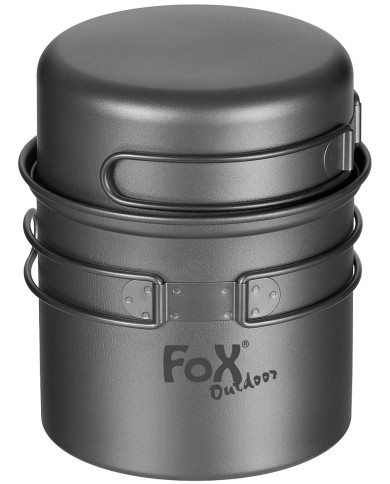 Mess Kit, Titanium, pot, pan