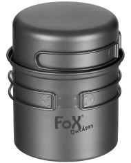 Mess Kit, Titanium, pot, pan