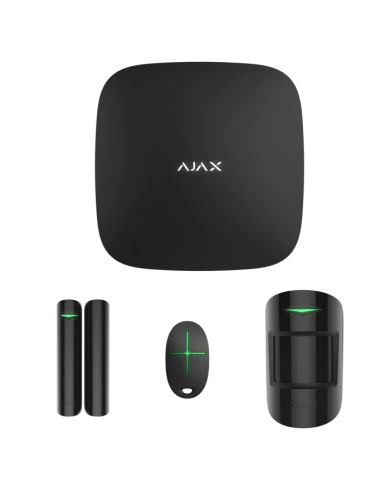 AJAX Bezvadu apsardzes komplekts StarterKit melns