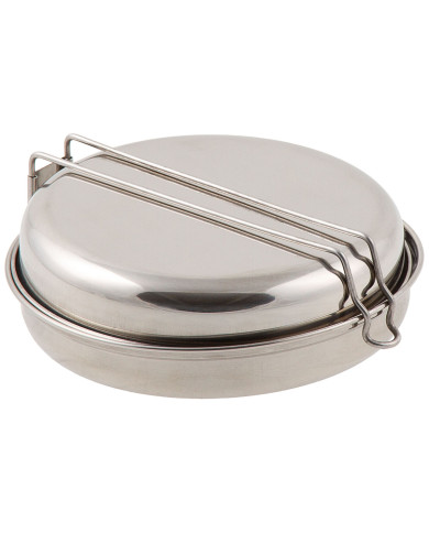 Mess Kit, Stainless Steel, 5-part