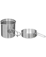 Mess Kit, Stainless Steel, pot, pan