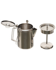 Coffee Pot with Percolator,  Stainless Steel, for 9 cups
