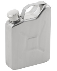 Hip Flask, "Jerry Can", Stainless Steel, 5 OZ, 148 ml
