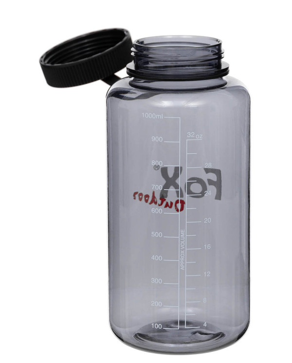 Drinking Bottle, wide mouth, Tritan, grey, 1 l