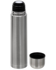 Vacuum Thermos Bottle, 1 l,  Stainless Steel