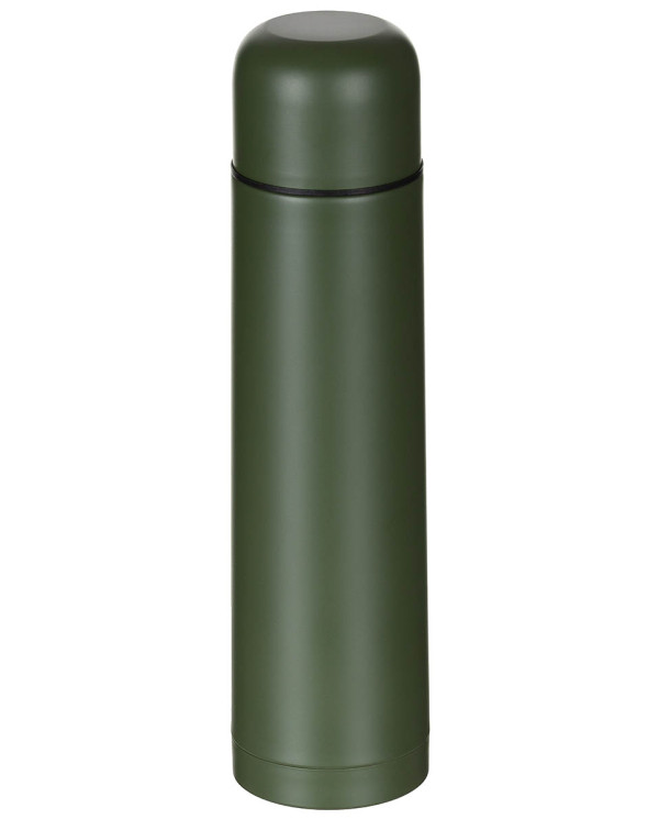 Vacuum Thermos Bottle, 1 l, OD green