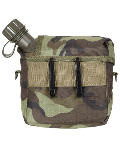 US Canteen, angular, with cover, M 95 CZ camo, 2 Qt