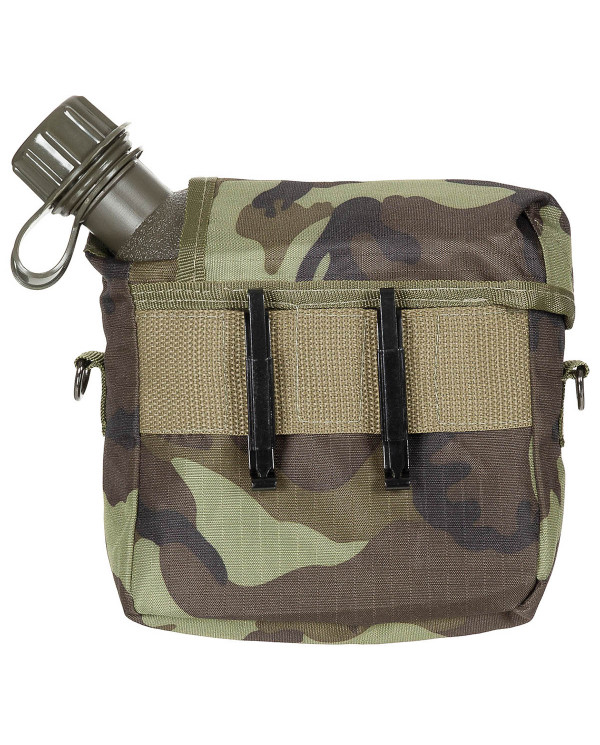 US Canteen, angular, with cover, M 95 CZ camo, 2 Qt