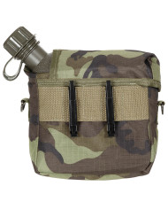 US Canteen, angular, with cover, M 95 CZ camo, 2 Qt