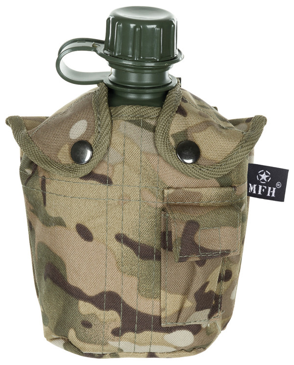 US Plastic Canteen,1 l, cover, operation-camo