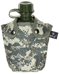 US Plastic Canteen, 1 l, cover, AT-digital
