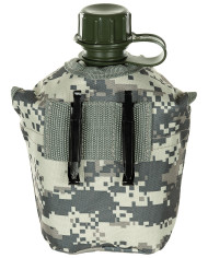US Plastic Canteen, 1 l, cover, AT-digital