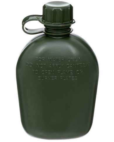 US Plastic Canteen, OD green, 1 l