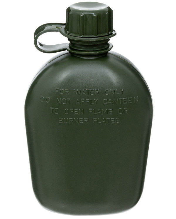 US Plastic Canteen, OD green, 1 l