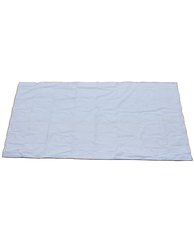 Tarpaulin, size: 6.2 x 3.2 m, edge reinforcement, used