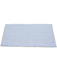 Tarpaulin, size: 6.2 x 3.2 m, edge reinforcement, used