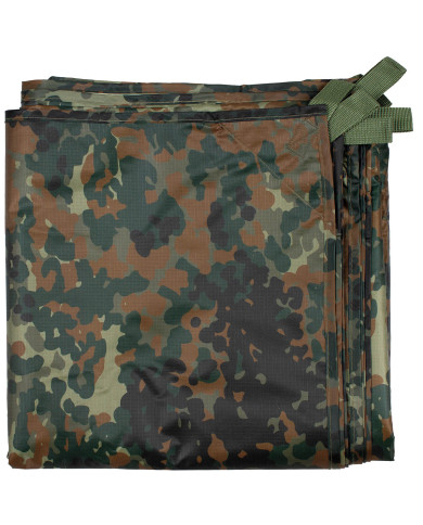 Tarpaulin, "Tarp Extreme", flecktarn, ca. 300 x 300 cm