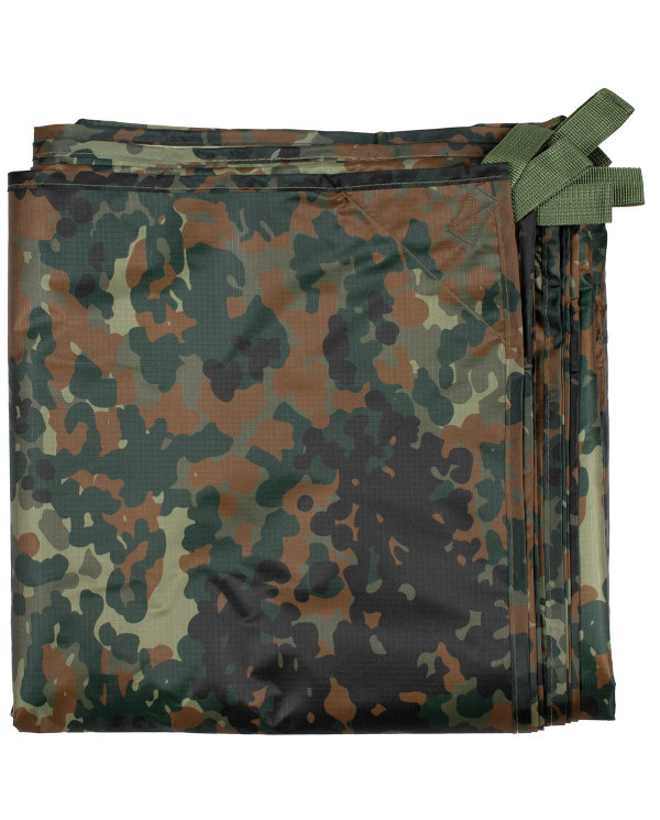 Tarpaulin, "Tarp Extreme", flecktarn, ca. 300 x 300 cm