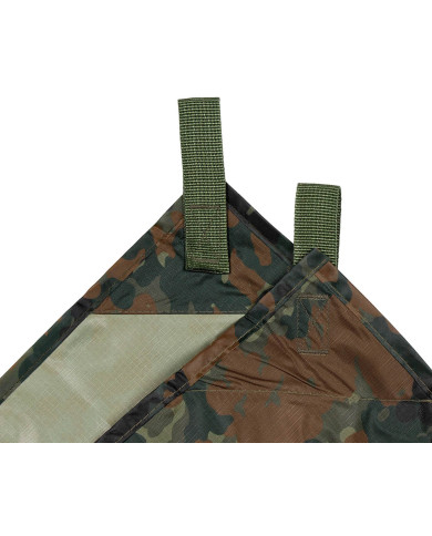 Tarpaulin, "Tarp Extreme", flecktarn, ca. 300 x 300 cm
