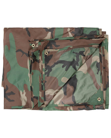 Tarpaulin, "Tarp", woodland, ca. 500 x 600 cm